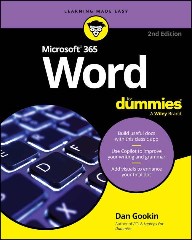 Microsoft 365 Word For Dummies book cover