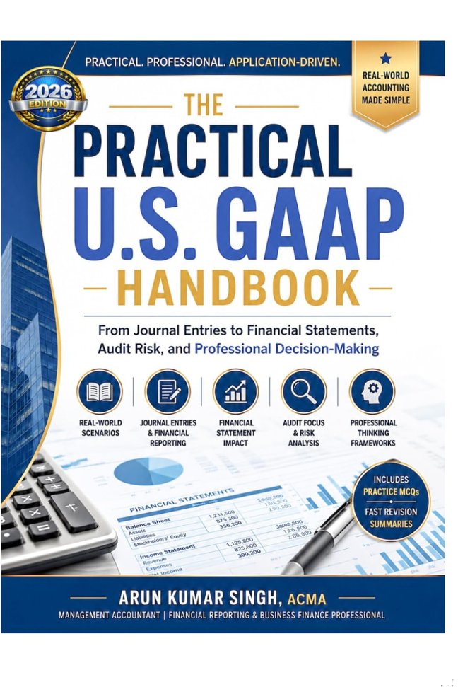 THE PRACTICAL U.S. GAAP HANDBOOK: From Journal Entries to Financial Statements, Audit Risk, and Professional Decision-Making (U.S. ACCOUNTING PROFESSIONAL SERIES) book cover
