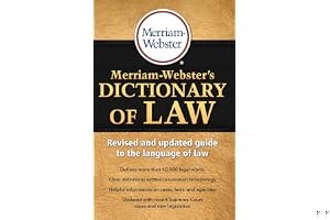 Merriam-Webster's Dictionary of Law book cover
