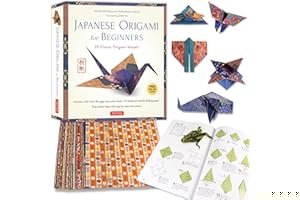 Japanese Origami for Beginners Kit: 20 Classic Origami Models book cover