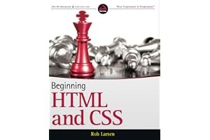Beginning HTML and CSS book cover