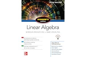 Schaum's Outline of Linear Algebra book cover