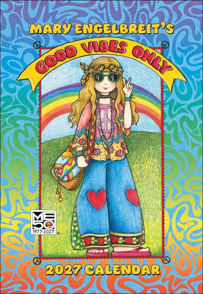 Mary Engelbreit's Good Vibes Only 2027 Monthly Pocket Planner Calendar book cover