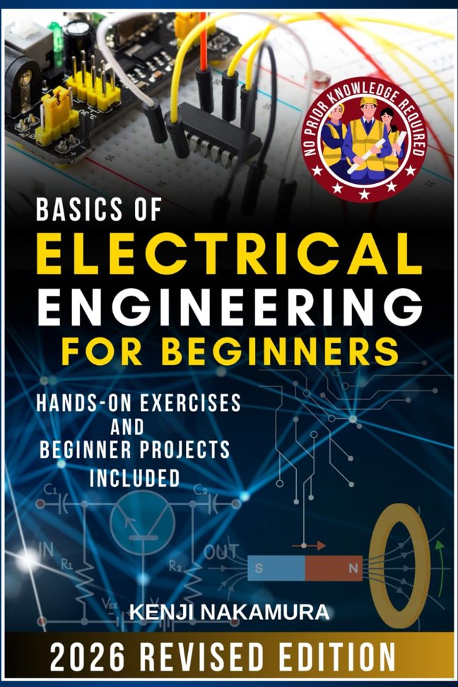 Basics of Electrical Engineering for Beginners: Master the fundamentals of electricity, circuits, and electronics with hands-on projects—perfect for curious learners, hobbyists, and aspiring engineers book cover
