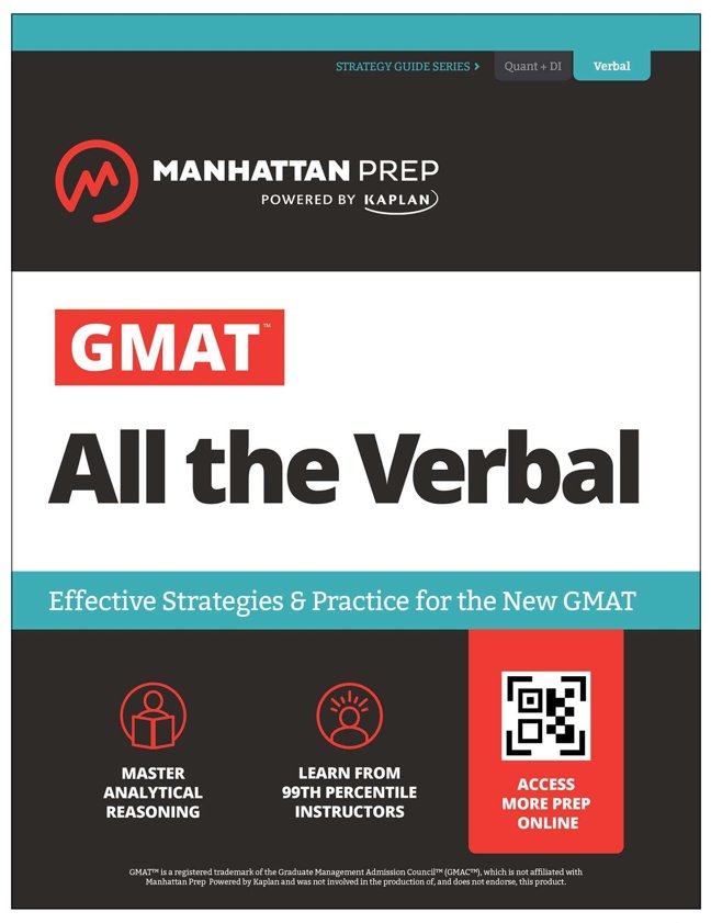 GMAT All the Verbal: Effective Strategies & Practice for the new GMAT + Online Resources (Manhattan Prep GMAT Prep) book cover