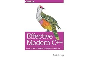 Effective Modern C++: 42 Specific Ways to Improve Your Use of C++11 and C++14 book cover