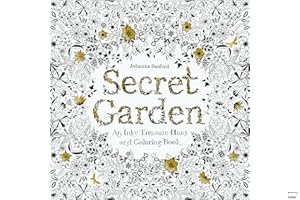 Secret Garden: An Inky Treasure Hunt and Colouring Book book cover