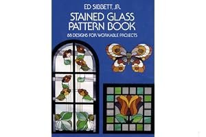 Stained Glass Pattern Book: 88 Designs for Workable Projects book cover
