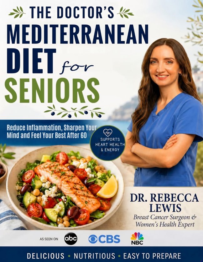 The Doctor's Mediterranean Diet for Seniors: Reduce Inflammation, Sharpen Your Mind, and Feel Your Best After 60 (The Mediterranean Diet Series) book cover