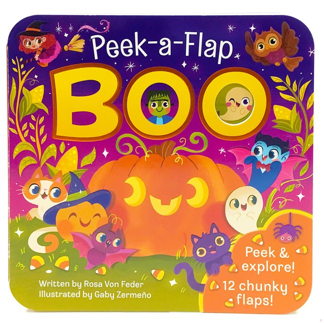 Boo Halloween Lift-a-Flap Board Book Ages 0-4 book cover