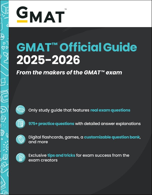GMAT Official Guide 2025 - 2026: Book + Online Question Bank book cover