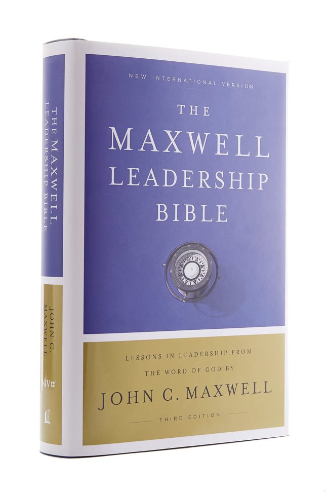 NIV, Maxwell Leadership Bible, 3rd Edition, Hardcover, Comfort Print: Holy Bible, New International Version book cover