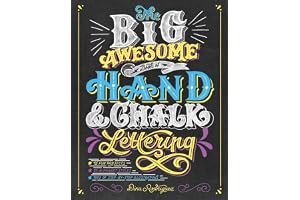 The Big Awesome Book of Hand & Chalk Lettering book cover