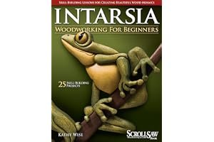 Intarsia Woodworking for Beginners: Skill-Building Lessons for Creating Beautiful Wood Mosaics book cover