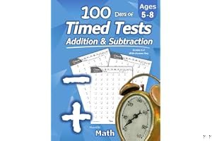 Humble Math - 100 Days of Timed Tests: Addition and Subtraction: Grades K-2, Math Drills, Digits 0-20, Reproducible Practice Problems book cover