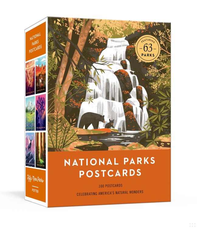 National Parks Postcards: 100 Illustrations That Celebrate America's Natural Wonders book cover
