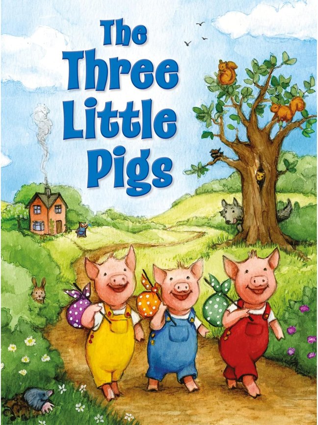 The Three Little Pigs – Classic Fairy Tale for Toddlers | Timeless Story with Sweet Illustrations book cover