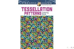 Creative Haven Tessellation Patterns Coloring Book book cover