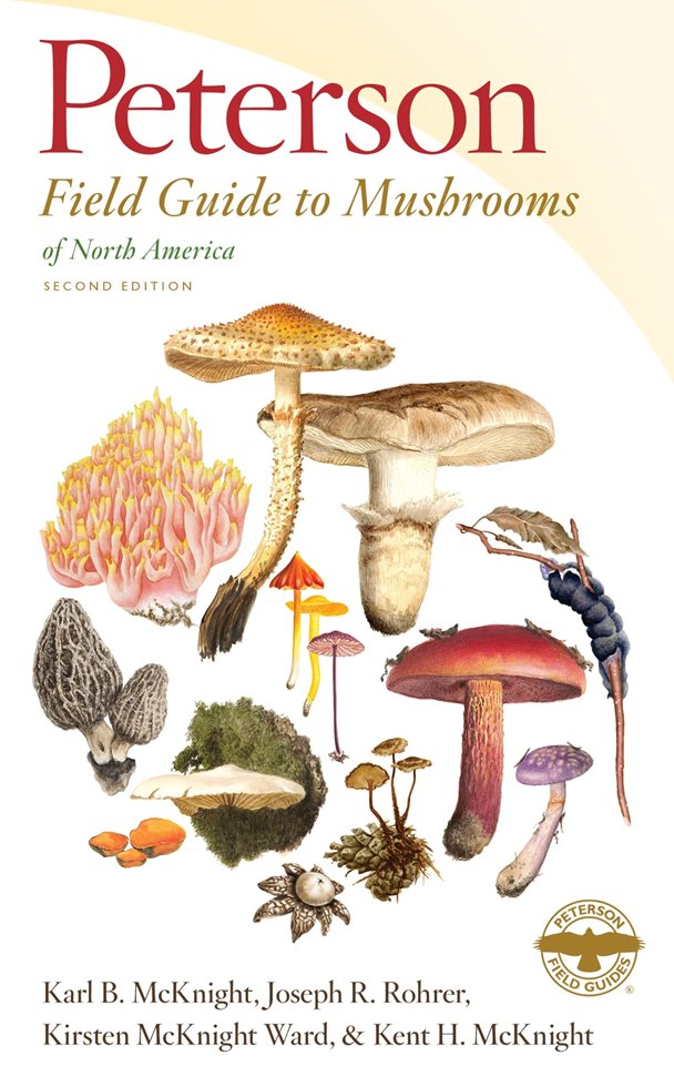 Peterson Field Guide To Mushrooms Of North America, Second Edition: The Classic Illustrated Nature Reference for Safe Foraging book cover