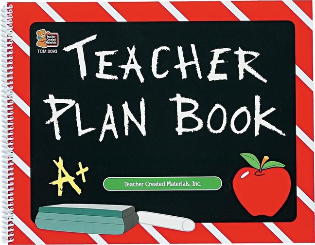 Chalkboard Teacher Plan Book book cover