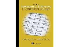 Learn PowerShell Scripting in a Month of Lunches book cover