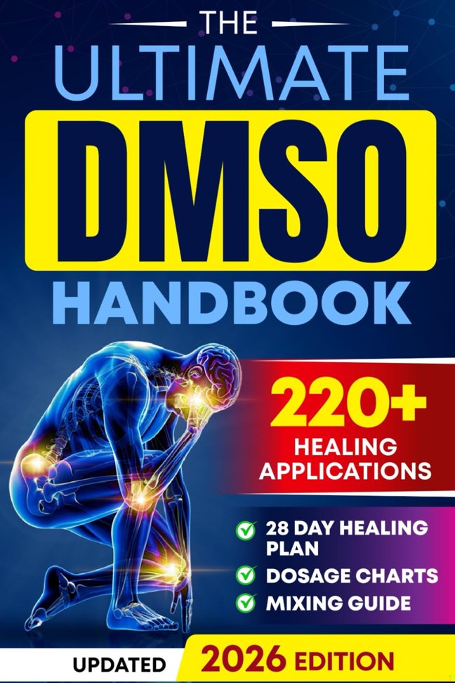 The Ultimate DMSO Healing Handbook: A Complete Guide to Healing with Dimethyl Sulfoxide for Pain, Inflammation, Nerve Damage, Joint Health, Chronic Ailments, Anti-Aging and Long-Term Wellness book cover