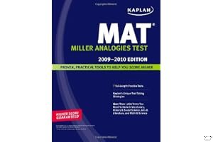 Kaplan MAT, 2009-2010 Edition (Kaplan Mat) book cover