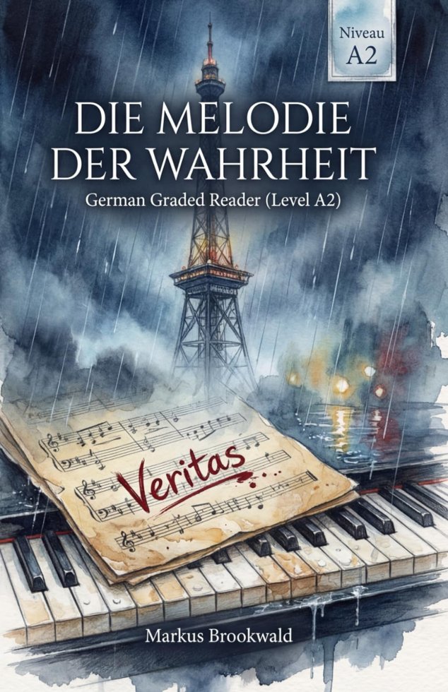 Die Melodie der Wahrheit: German Graded Reader (Level A2) (German Graded Reader A2 to B1) (German Edition) book cover