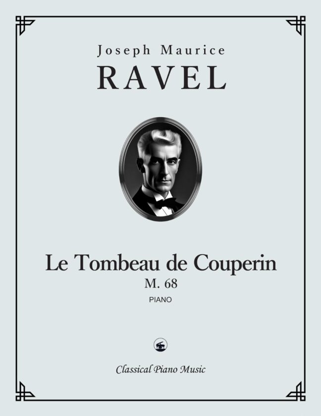 Le Tombeau de Couperin, M. 68 - Joseph Maurice RAVEL - Classical Piano Music: Elegant textures glowing with refined tonal colors • Tribute works ... for serious music students • Grades 8-10 book cover