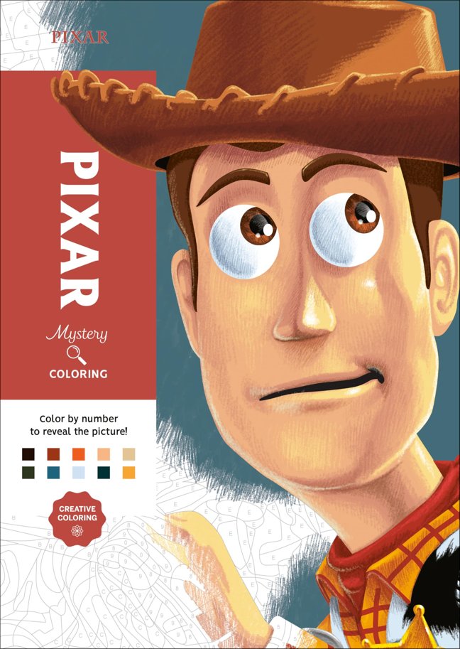 Disney Mystery Coloring: Pixar: A Color by Number Book book cover