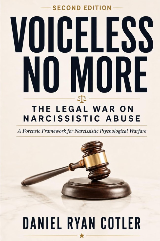 Voiceless No More the Legal War on Narcissistic Abuse book cover