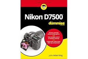 Nikon D7500 For Dummies (For Dummies (Computer/Tech)) book cover