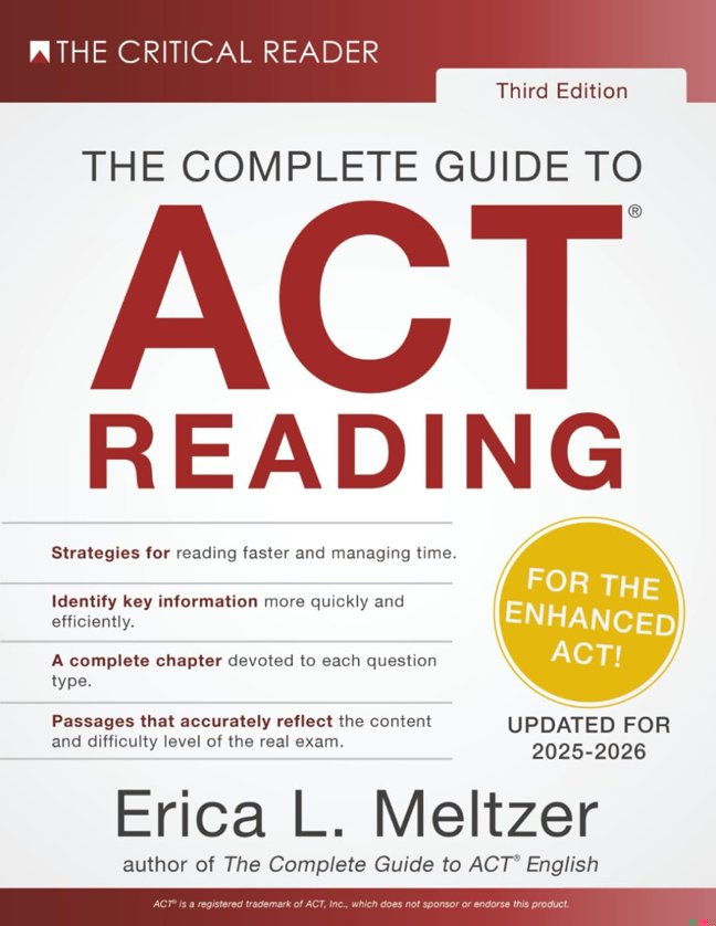 The Complete Guide to ACT® Reading, 3rd Edition book cover