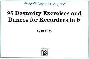 Finger Dexterity Exercises for Recorders in F book cover