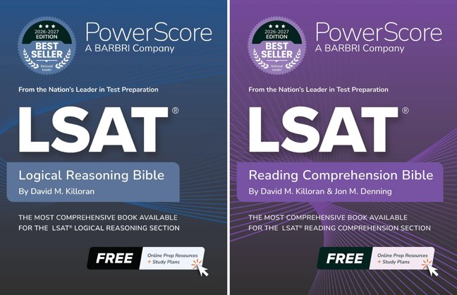 The PowerScore LSAT Bible Duology 2026-2027: Prep Strategies for Each Section of the LSAT – Logical Reasoning and Reading Comprehension book cover