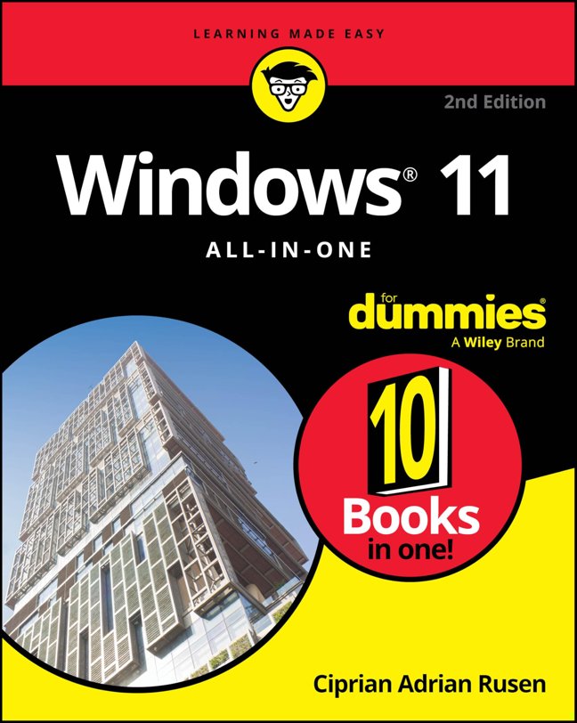 Windows 11 All-in-One For Dummies, 2nd Edition book cover