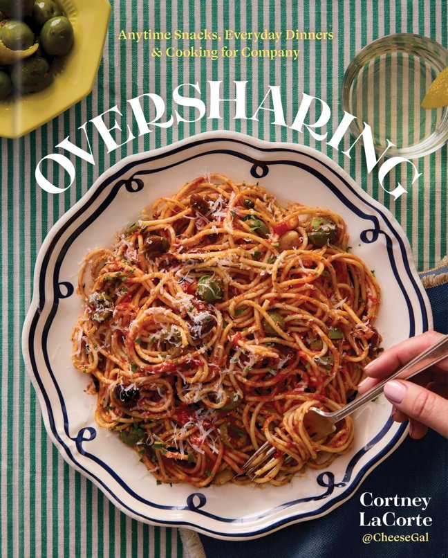 Oversharing: Anytime Snacks, Everyday Dinners, and Cooking for Company book cover
