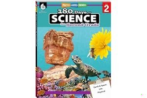 180 Days of Science: Grade 2 - Daily Science Workbook for Classroom and Home, Cool and Fun Interactive Practice, Elementary School Level Activities ... Concepts (180 Days of Practice, Level 2) book cover