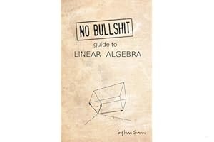 No bullshit guide to linear algebra book cover