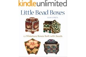 Little Bead Boxes: 12 Miniature Containers Built with Beads book cover