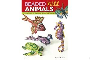 Beaded Wild Animals: Puffy Critters or Key Chains, Dangles, and Jewelry book cover