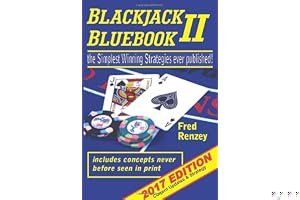 Blackjack Bluebook II: The Simplest Winning Strategies Ever Published, 2017; Current Updates & Strategy book cover