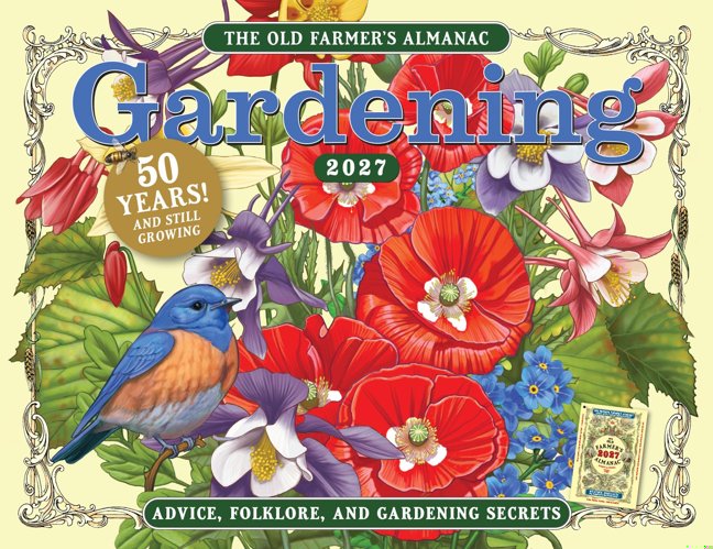 The 2027 Old Farmer's Almanac Gardening Wall Calendar book cover