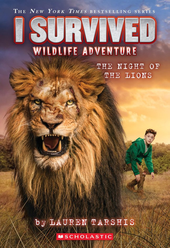 I Survived the Night of the Lions, 2025 (I Survived #26) book cover