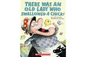 There Was an Old Lady Who Swallowed a Chick! book cover