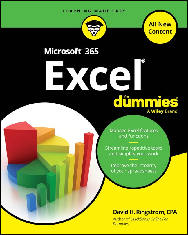 Microsoft 365 Excel For Dummies book cover