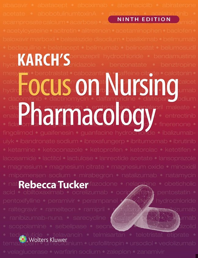Karch’s Focus on Nursing Pharmacology book cover