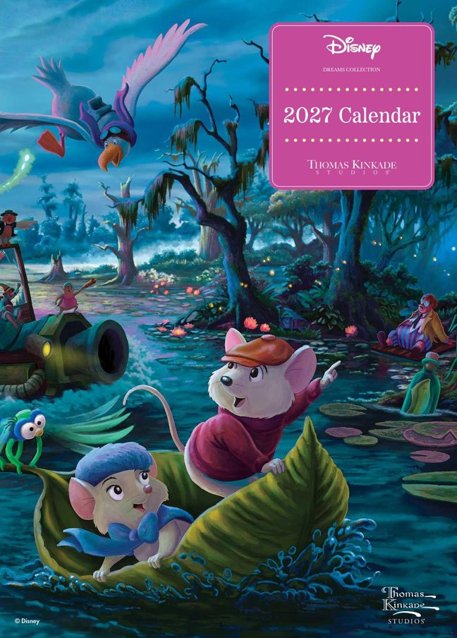 Disney Dreams by Thomas Kinkade Studios 2027 Monthly/Weekly Engagement Calendar book cover
