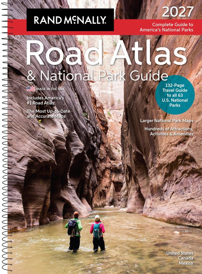 Rand McNally 2027 Road Atlas & National Park Guide book cover