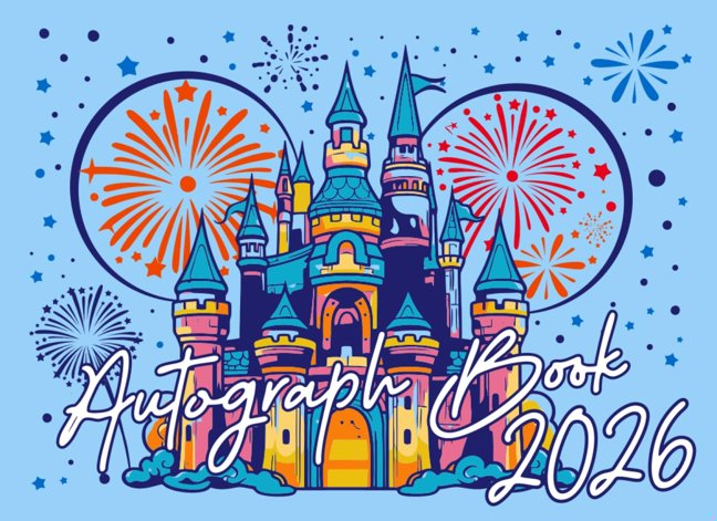 Autograph Book: Preserve Your Child's Magical Adventures at Theme Parks with Signatures, Photos, and Unforgettable Moments from Favorite Characters, Superheroes, New Friends And Family Members book cover